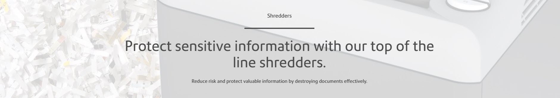 Shredder header image